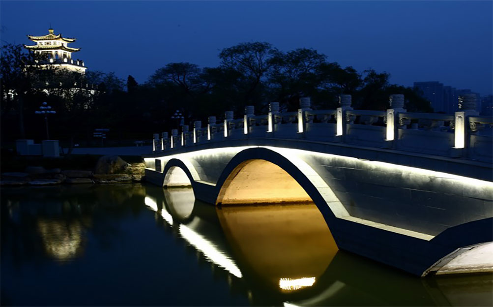 天津水上公园景观照明