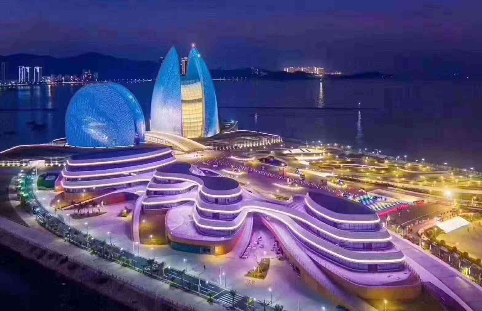珠海情侣路灯光提升亮化工程