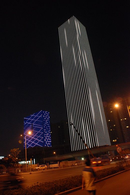 湖南长沙运达广场夜景照明工程